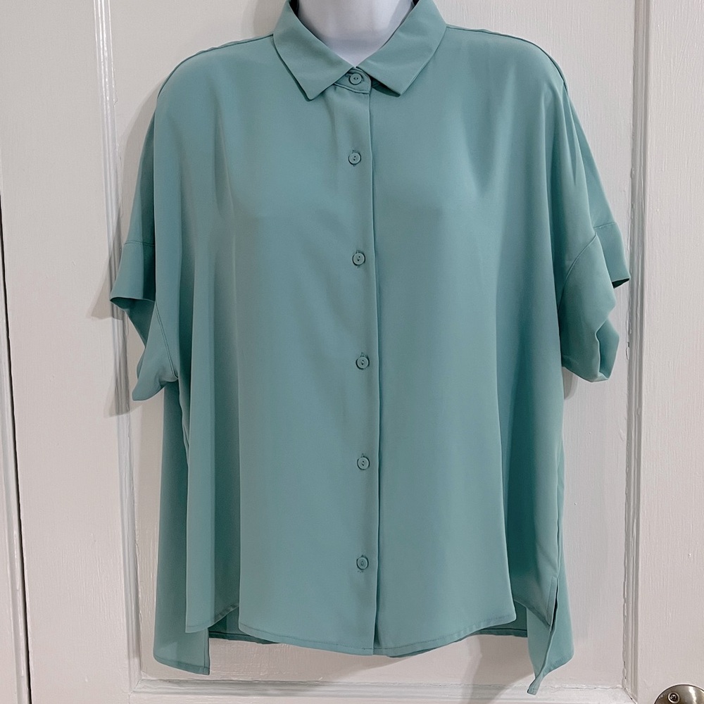 Rachel Zoe Button Down Blouse Size M